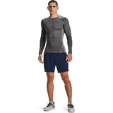 UA Mens HG Armour Comp LS Tee Grey