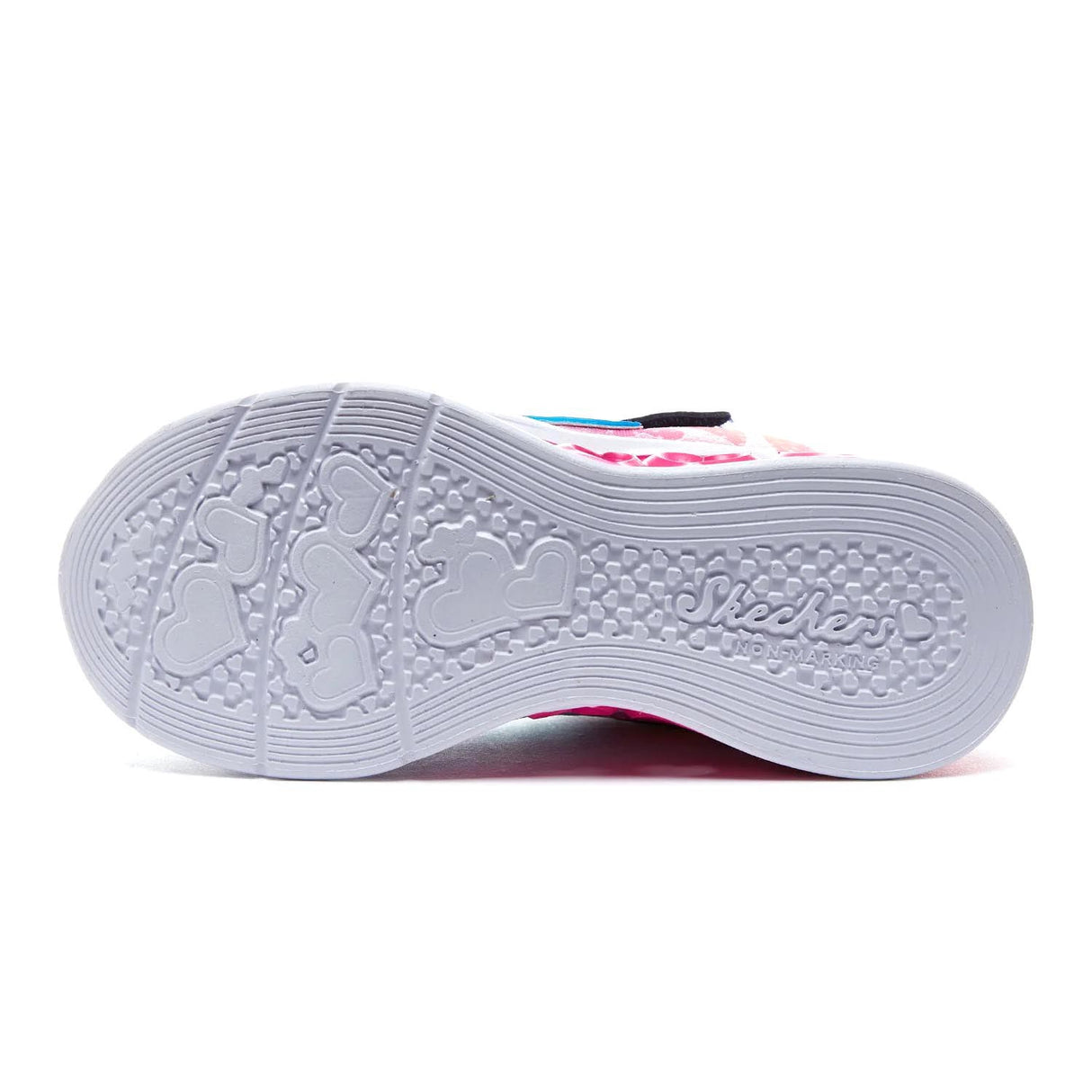 Skechers Heart Lights Jnr Girls Fw Ny/Pk