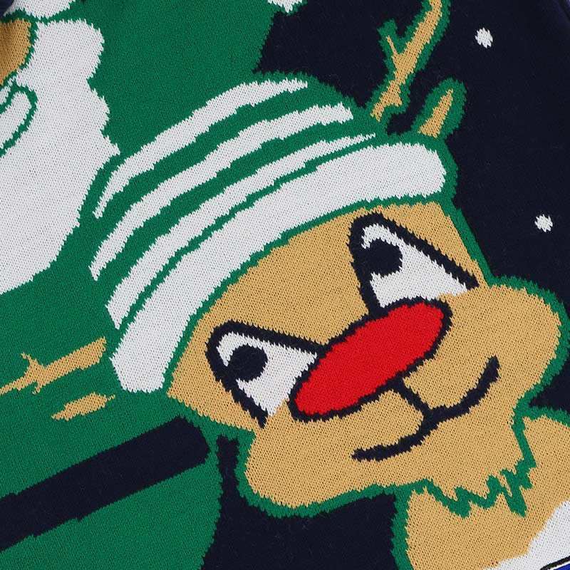 O'Neills Kids Limerick Xmas Jumper Green