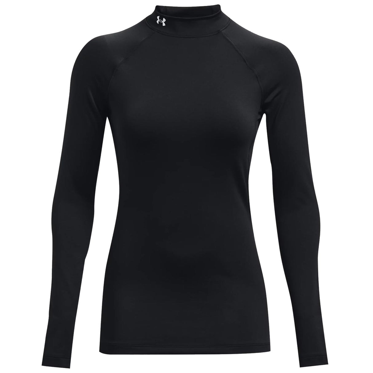 UA Wmn Authentics Mockneck BLACK