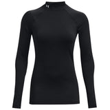 UA Wmn Authentics Mockneck BLACK