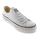 VICTORIA CANVAS PLATFORM SNEAKER WHT