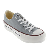 VICTORIA CANVAS PLATFORM SNEAKER GRY