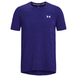 UA Mens Seamless Wave SS Tee Blue