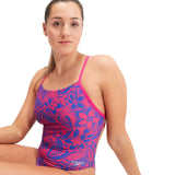 SPEEDO ALOV DIGI TIEBK 1PC AF BLUE/PINK