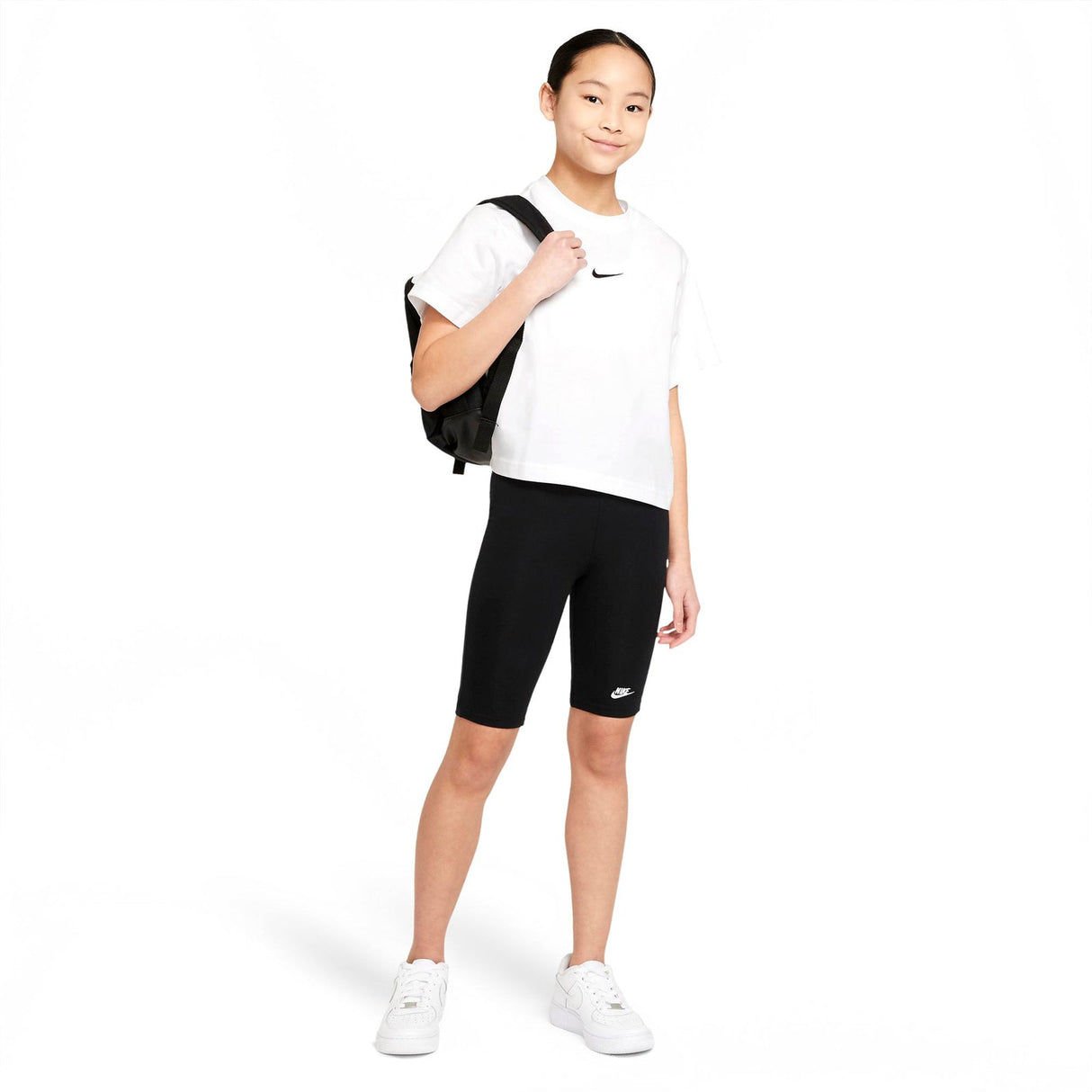 Nike Girls NSW Tee Essntl SS Boxy White
