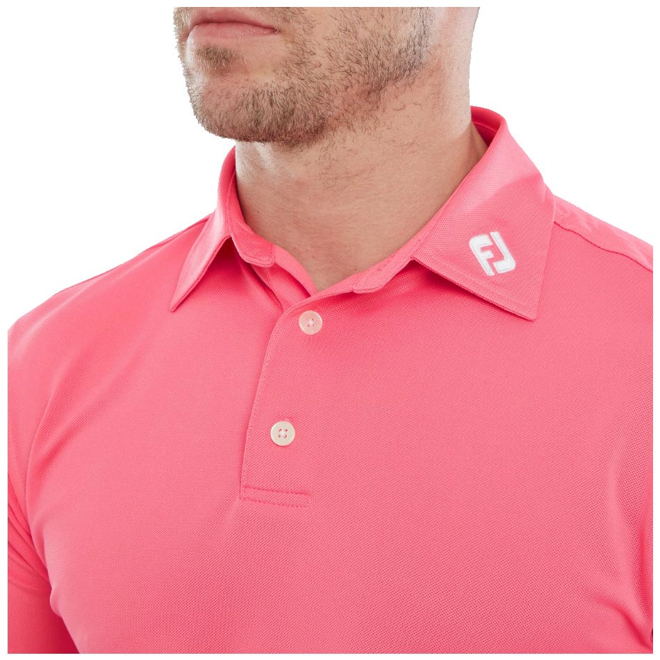 Footjoy Stretch Pique Solid Pink