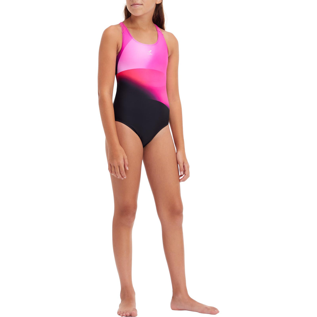 Energetics Girls Roosa Swimsuit Blk/Pnk