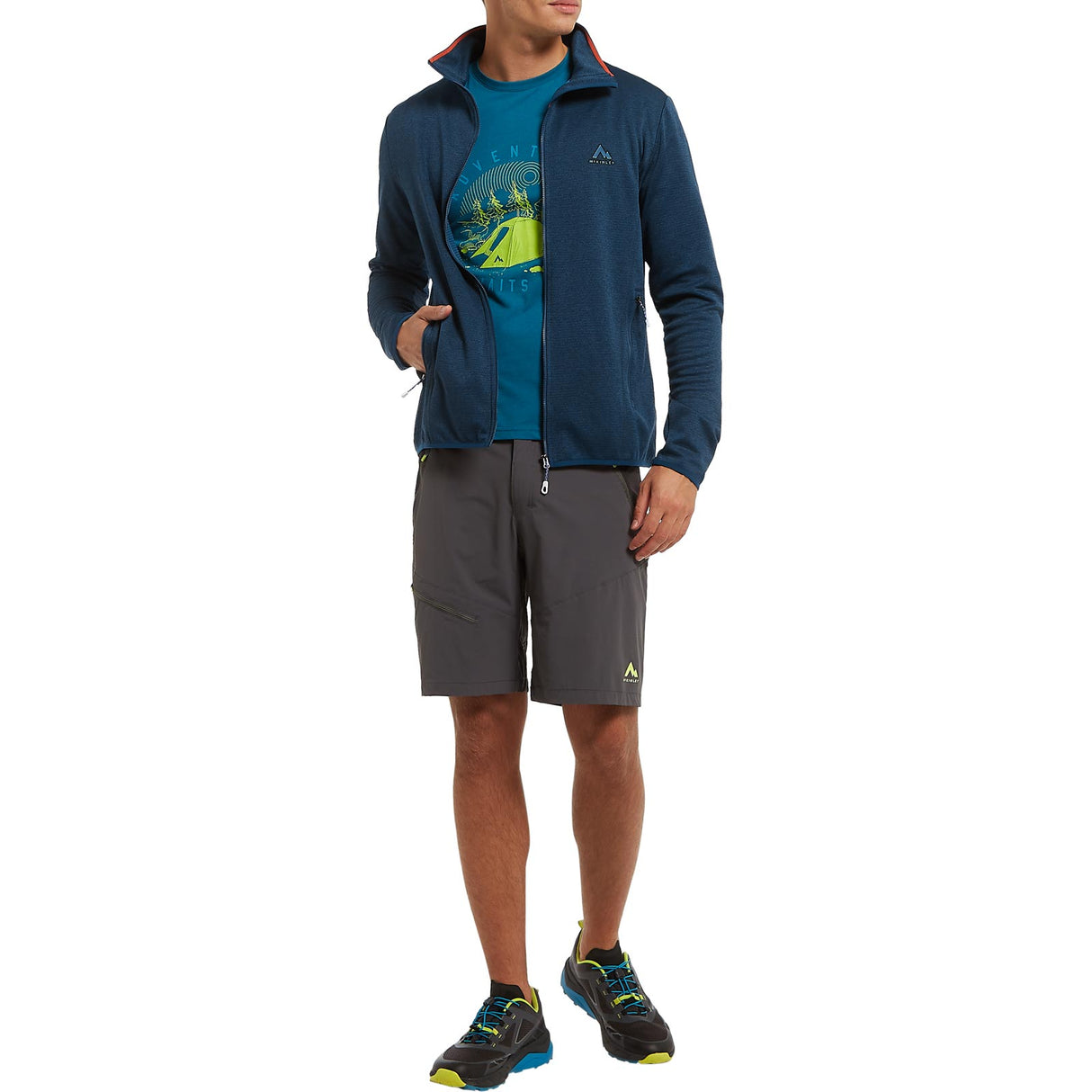 McKinley Mens Roto III UX Fleece Blue