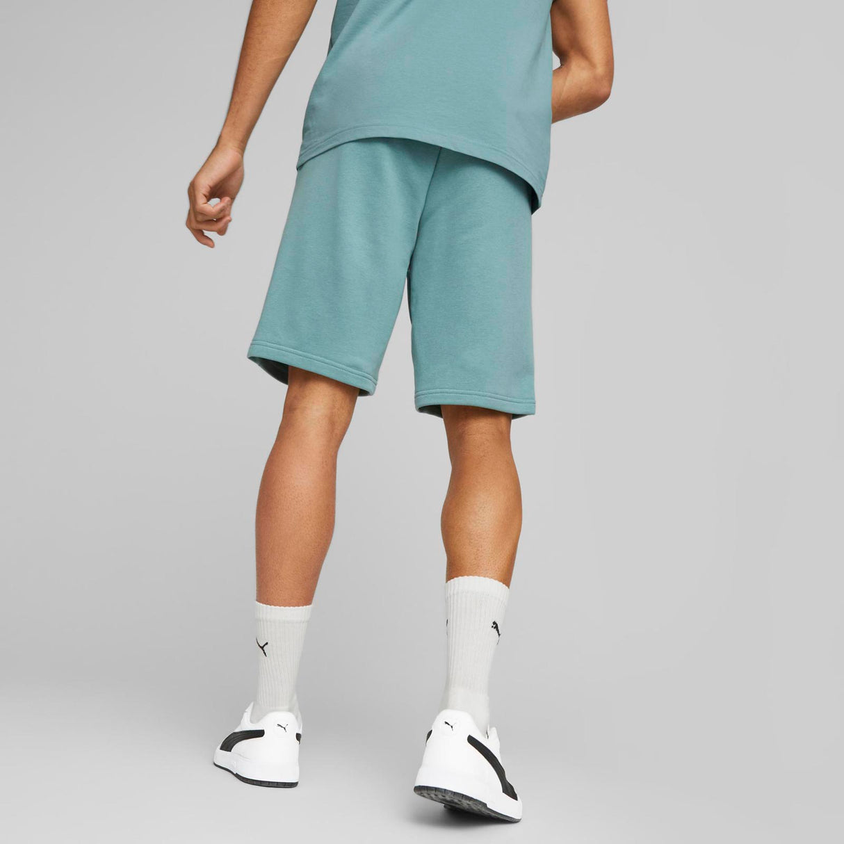 Puma Mens ESS+ 2 Col Shorts 10in Blue