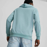Puma Mens ESS Big Logo Hoodie FL Blue