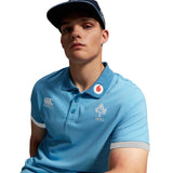 Canterbury IRFU 23 Team Polo Shirt Blue