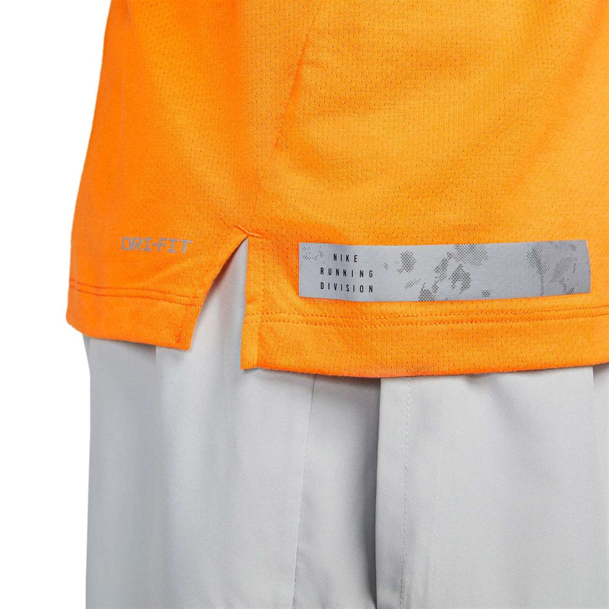 Nike Mens DF Run Rise 365 Tank Orange