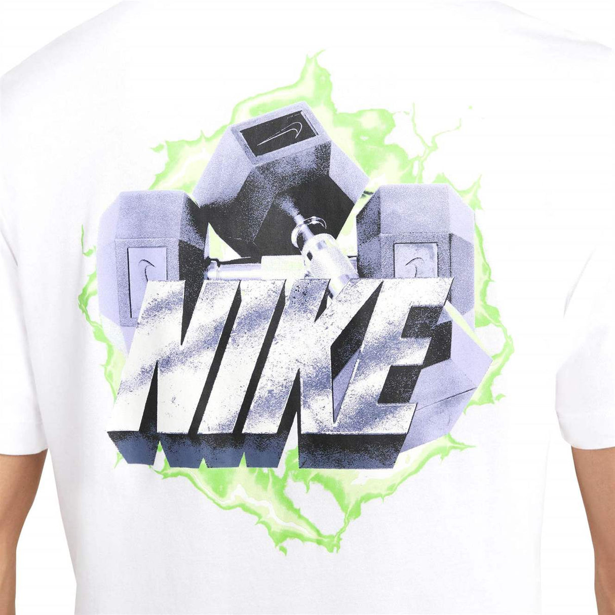 Nike Mens Dri-Fit SU Vintage Tee White