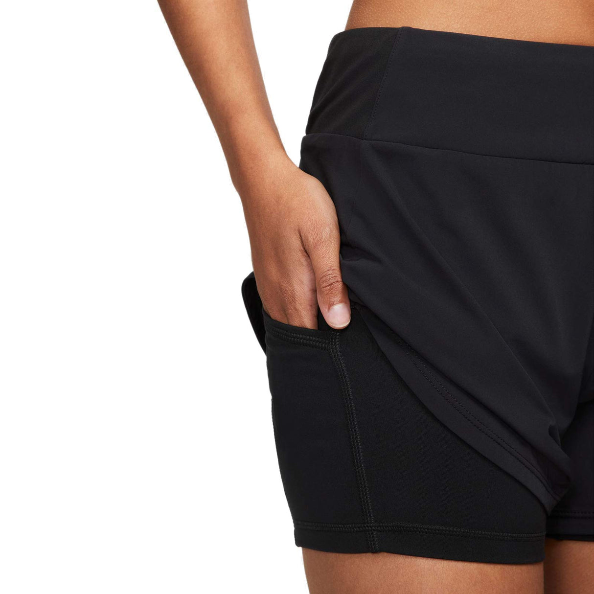 Nike Wmns Bliss DF MR 3In 2n1 Short Blk