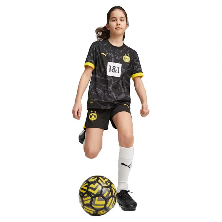Puma BVB 23 Away Kids Jersey Black