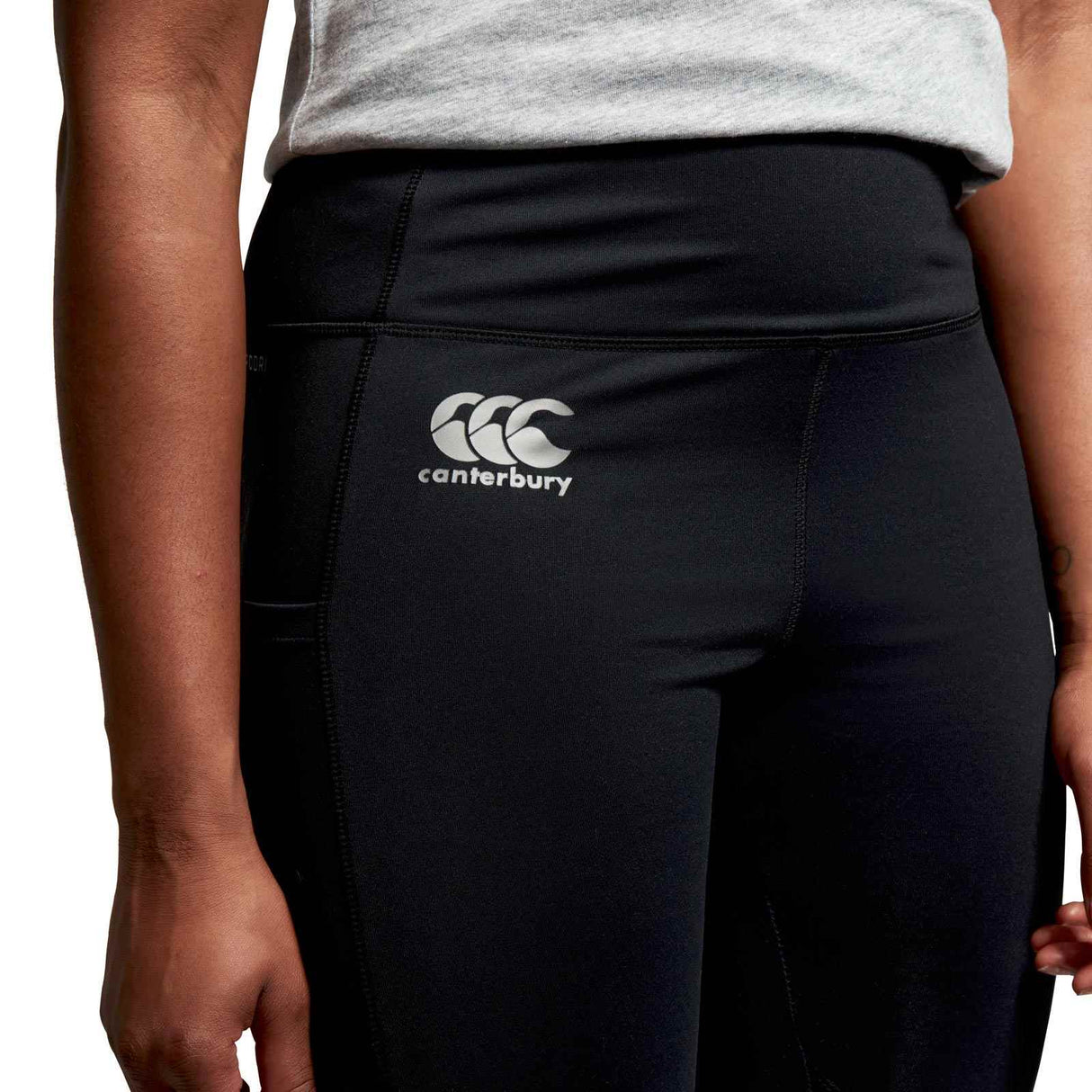 Canterbury Wmn Leggings With Pockets Blk