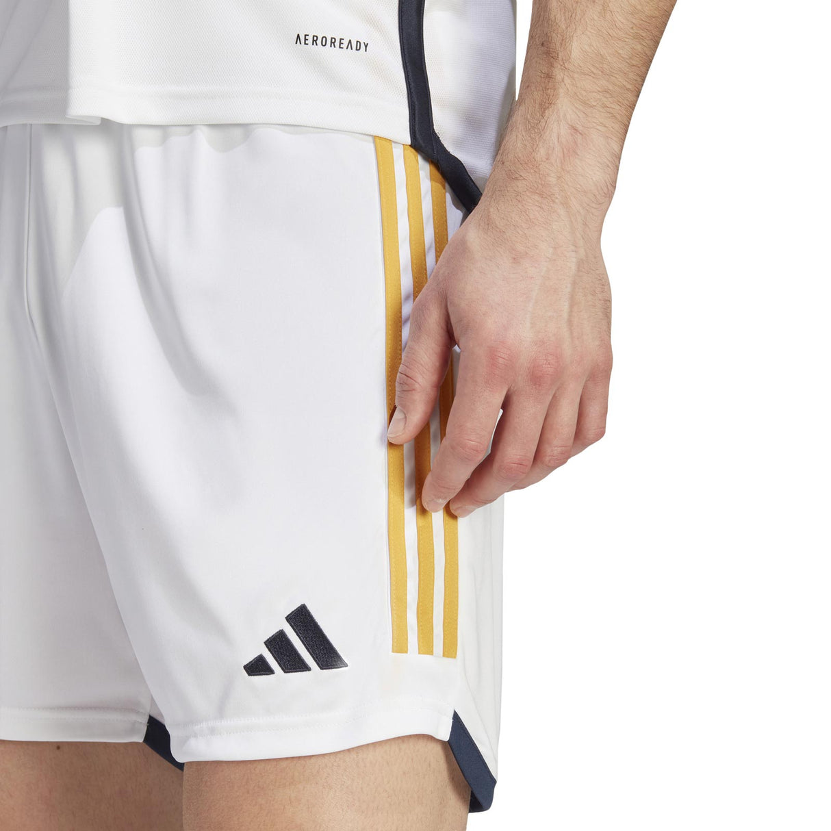 adidas Real Madrid 23 Home Shorts White