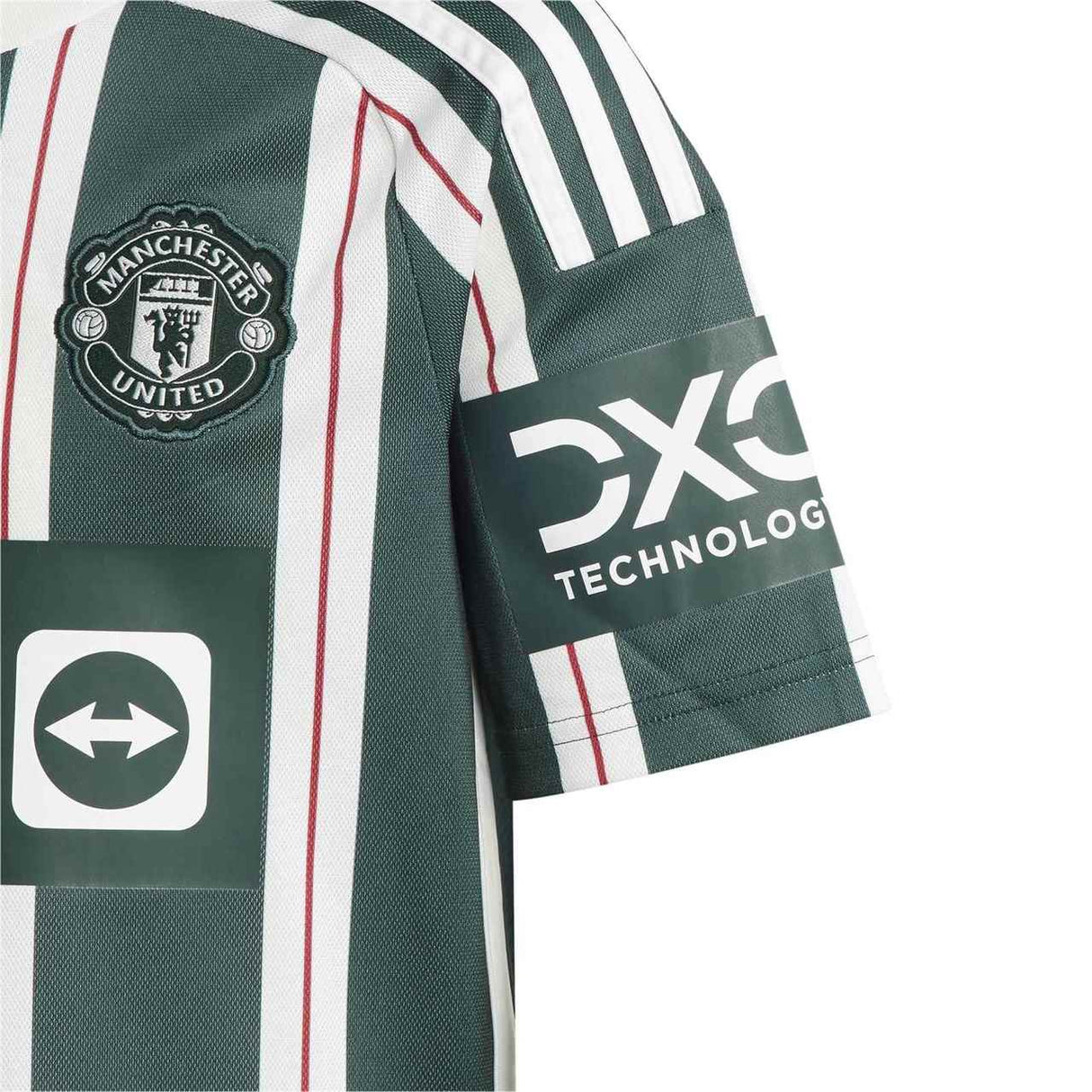 adidas Man Utd 23 Kids Away Jersey Green