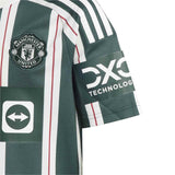 adidas Man Utd 23 Kids Away Jersey Green