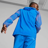 Puma Mens Run Fav AOP Wvn Jacket Blue
