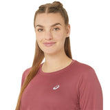 Asics Womens Core LS Top Red