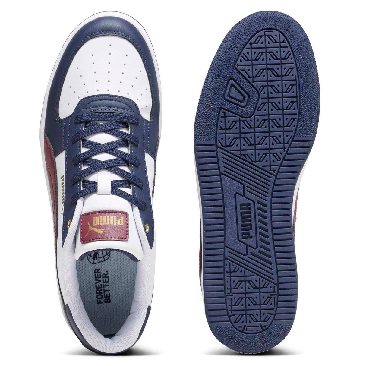 Puma Caven 2.0 Mens Navy/Maroon