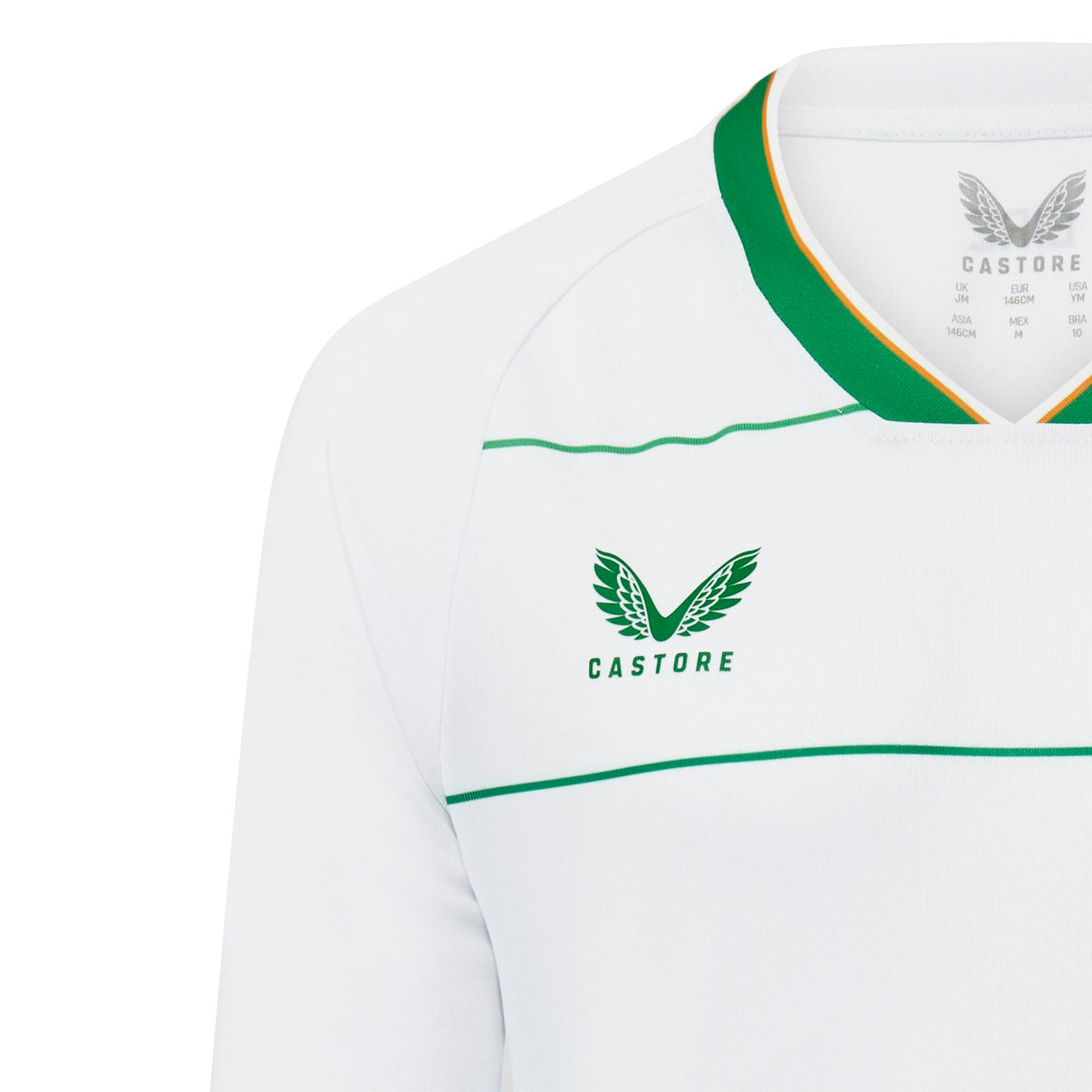 Castore FAI 23 Away Kids SS Jersey White