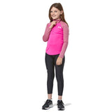 UA Girls Tech Graphic Half Zip Pink