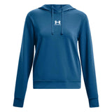 UA Womens Rival Terry Hoodie Blue