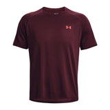 UA Mens Tech 2.0 SS Tee Novelty Maroon