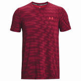 UA Mens Seamless Novelty SS Maroon