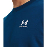 UA Mens Essential Fleece Crew Blue