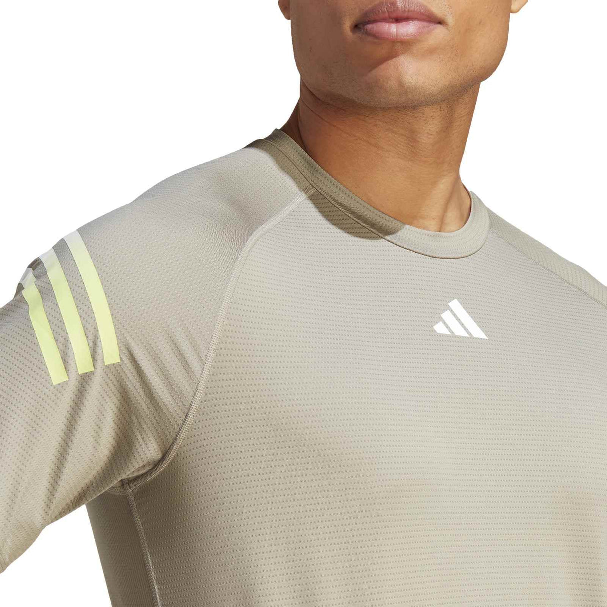 adidas Mens TI 3S Tee Green
