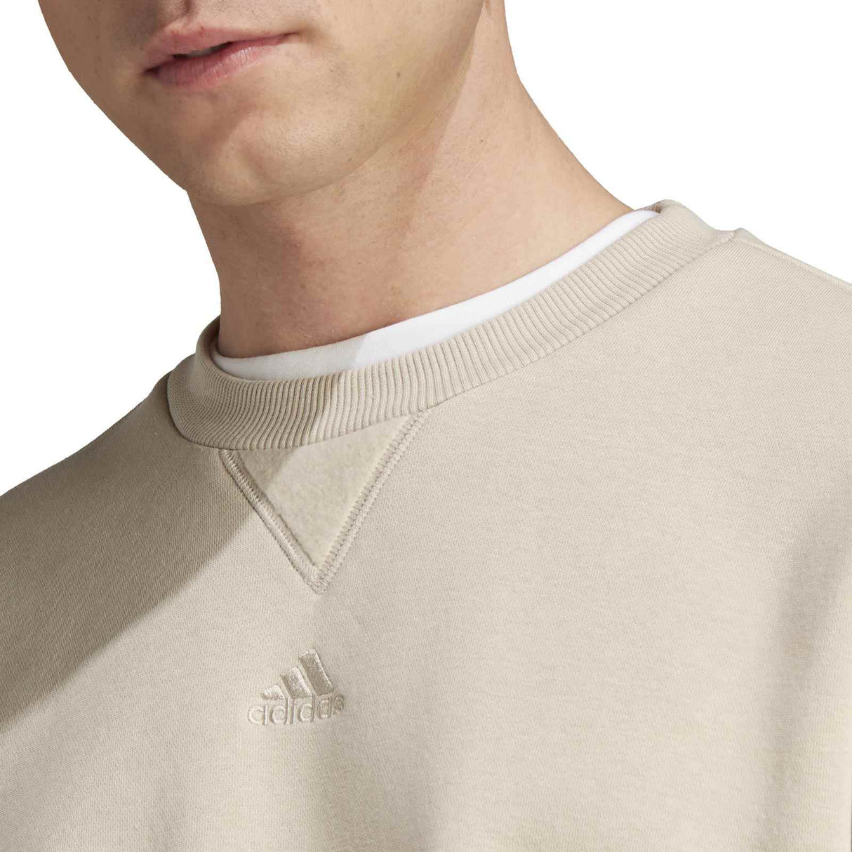 adidas Mens ALL SZN Sweat Beige