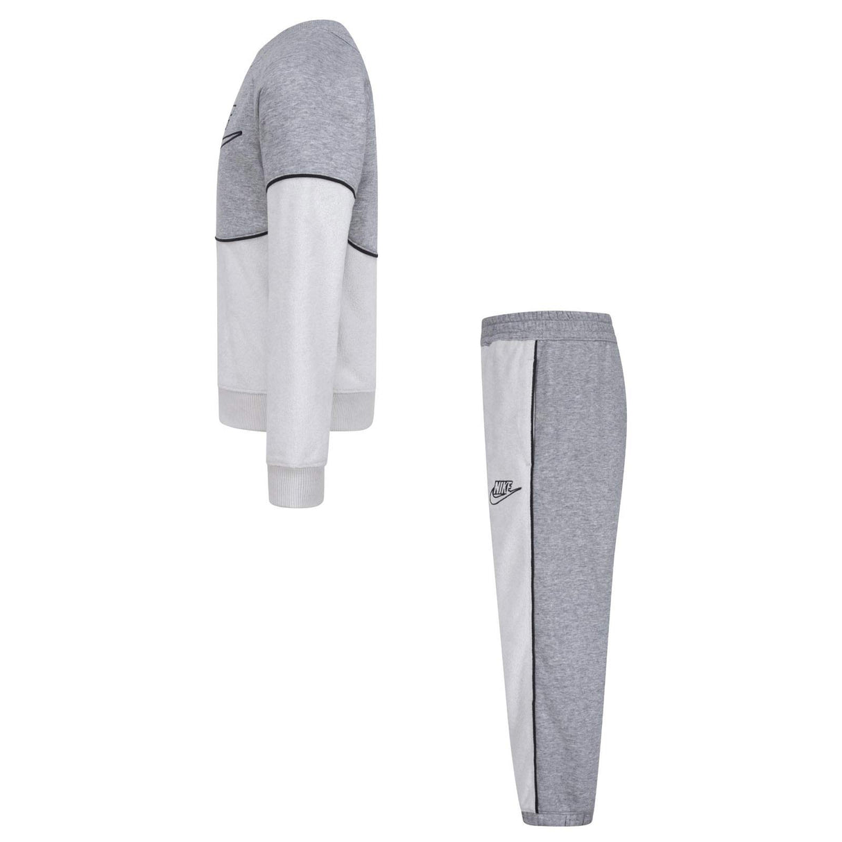 Nike Boys NSW Amplify FT Crew Set Grey