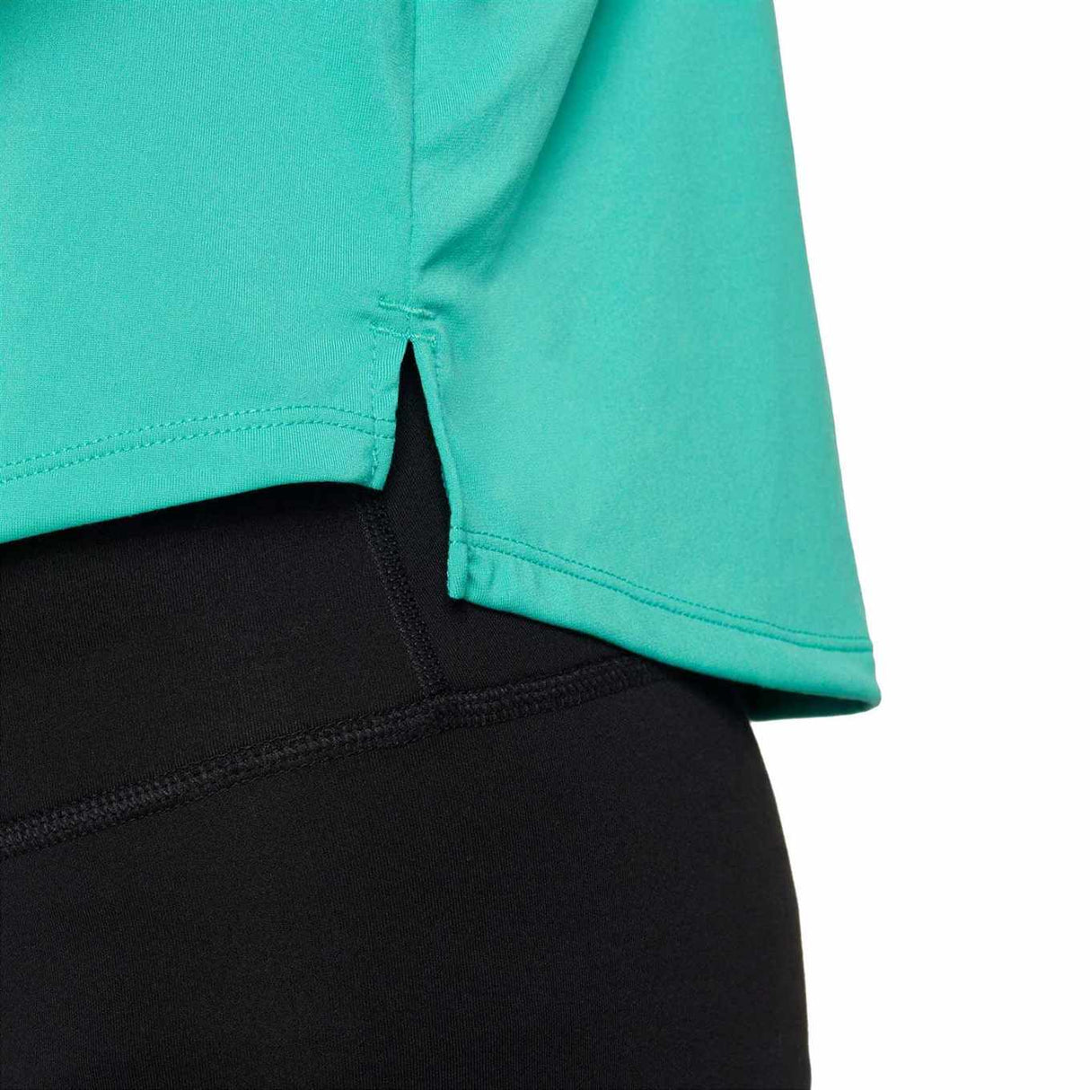 Nike Girls Dri Fit One GX SS Top Green