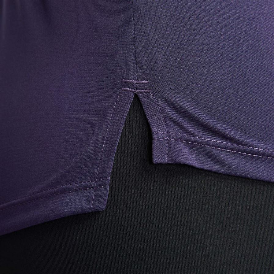 Nike Wmns NK DF Swoosh HBR SS Top Purple