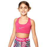 Nike Girls Swoosh REV Sport Aop Bra Pink
