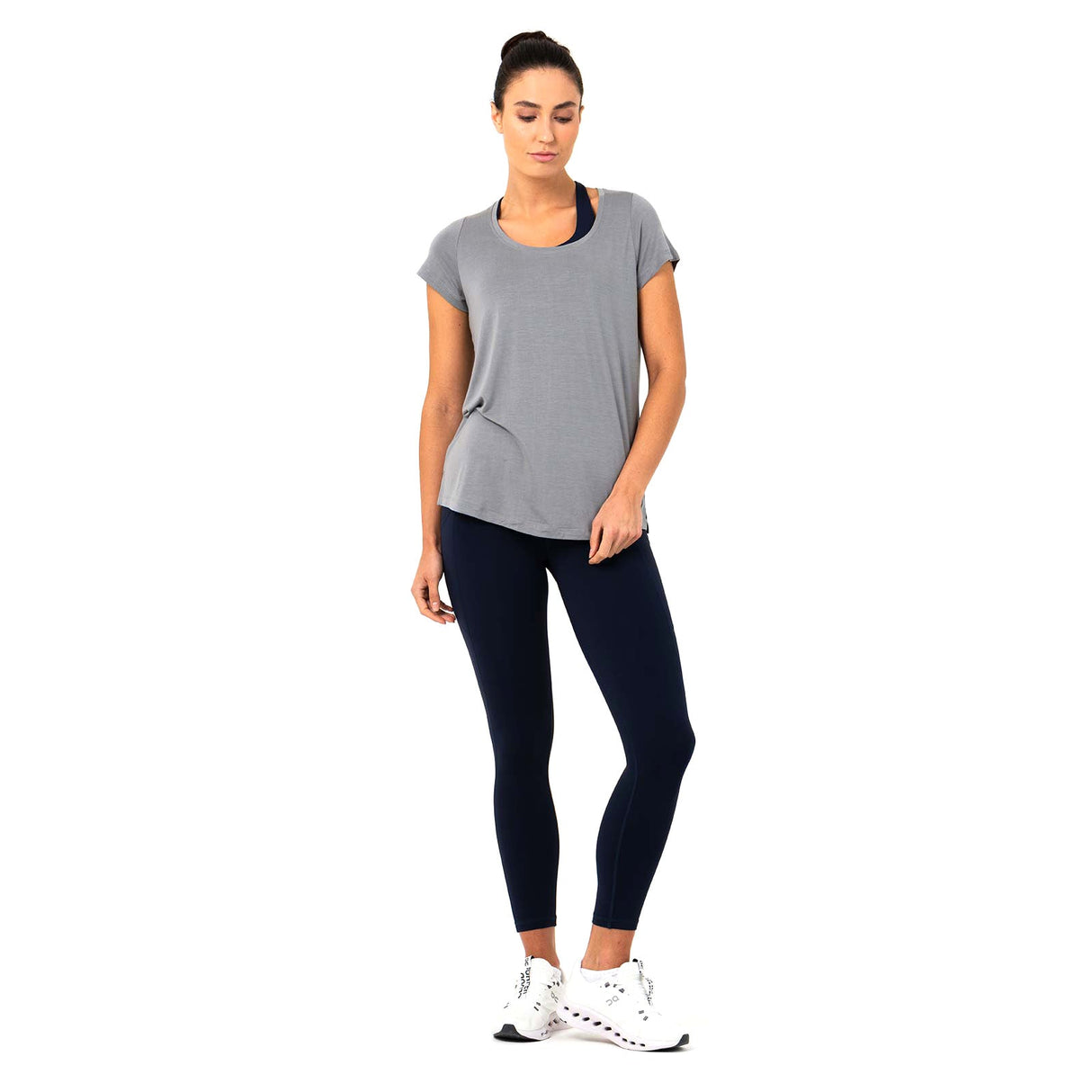 Bodylogic JS Trust Scoop Neck SS Tee Gr