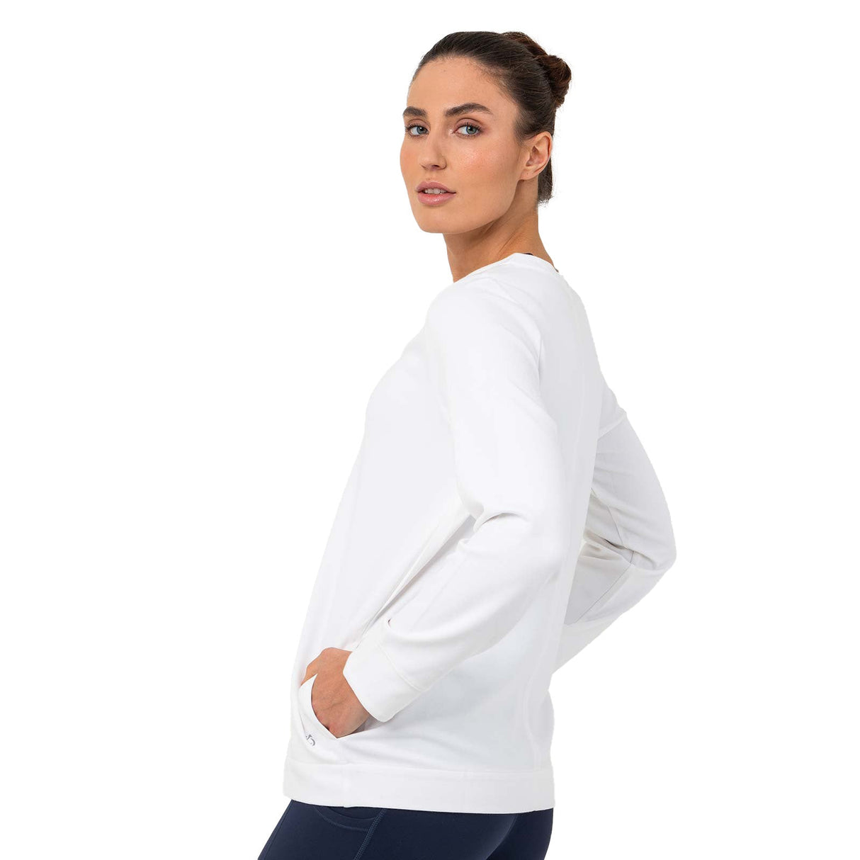 Bodylogic JS Freedom QZ Sweatshirt Wht