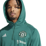 adidas Man Utd 23 Hoodie Green