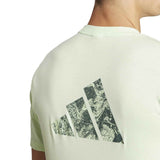 adidas mens WO Logo Tee Green