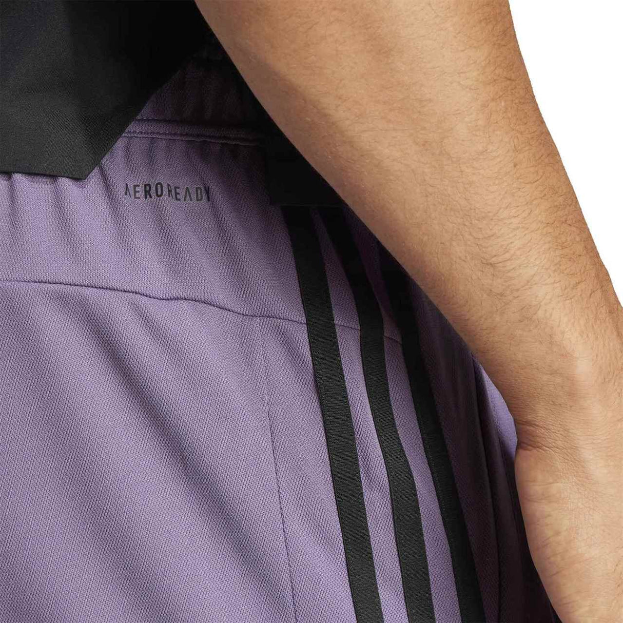 adidas Mens TR-ES PIQ 3SHO Shorts Purple