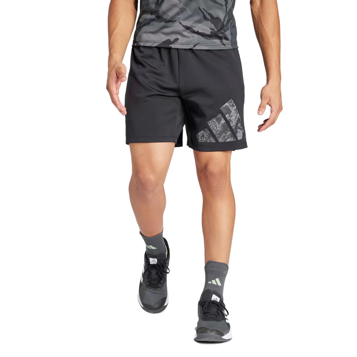 adidas Mens WO Knitlogo 7in Short Black