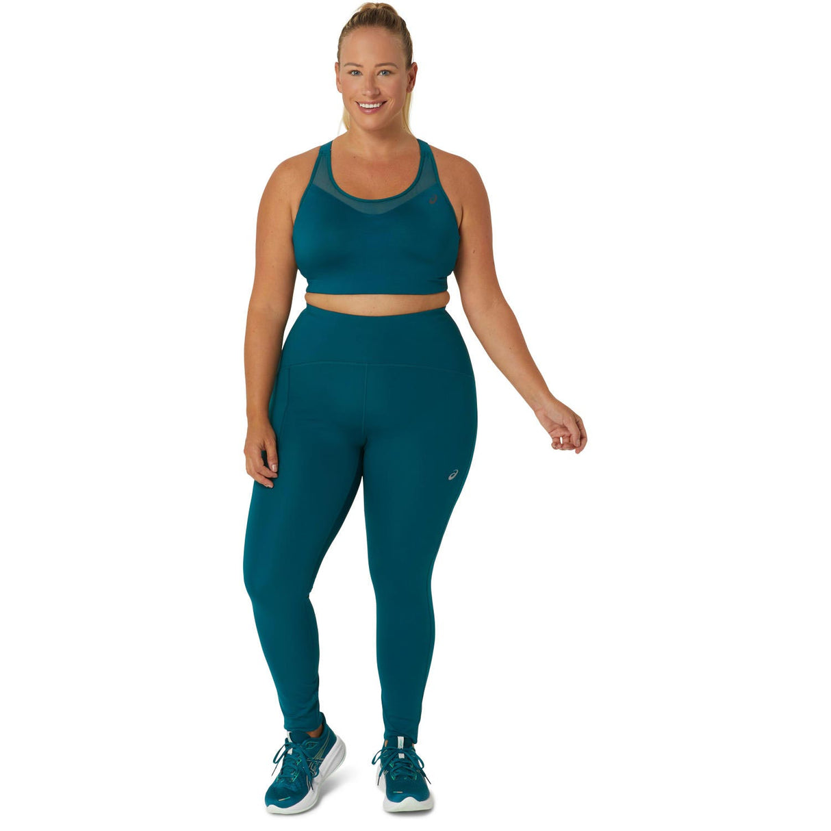 Asics Womens Accelerate Bra Green