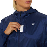 Asics Wmns Nagino Run Packable Jckt Blue