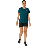 Asics Womens Core SS Top Green