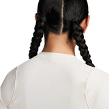 Nike Wmns INF DF SS Top Rib Tee Brown
