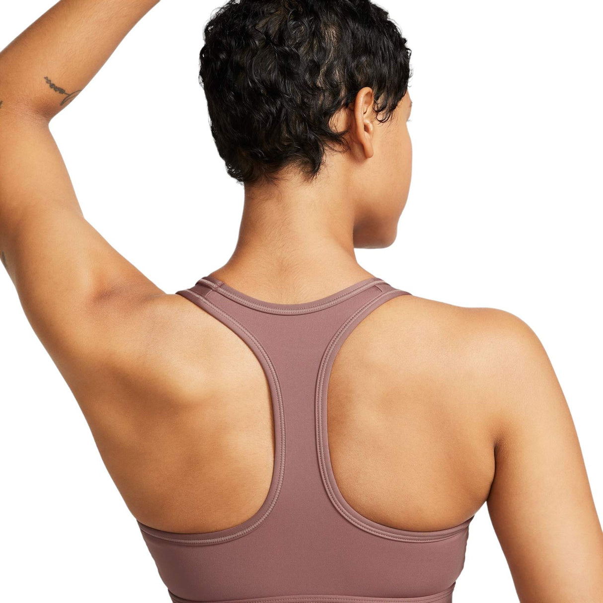 Nike Wmns Swoosh Med Sup Bra Brown
